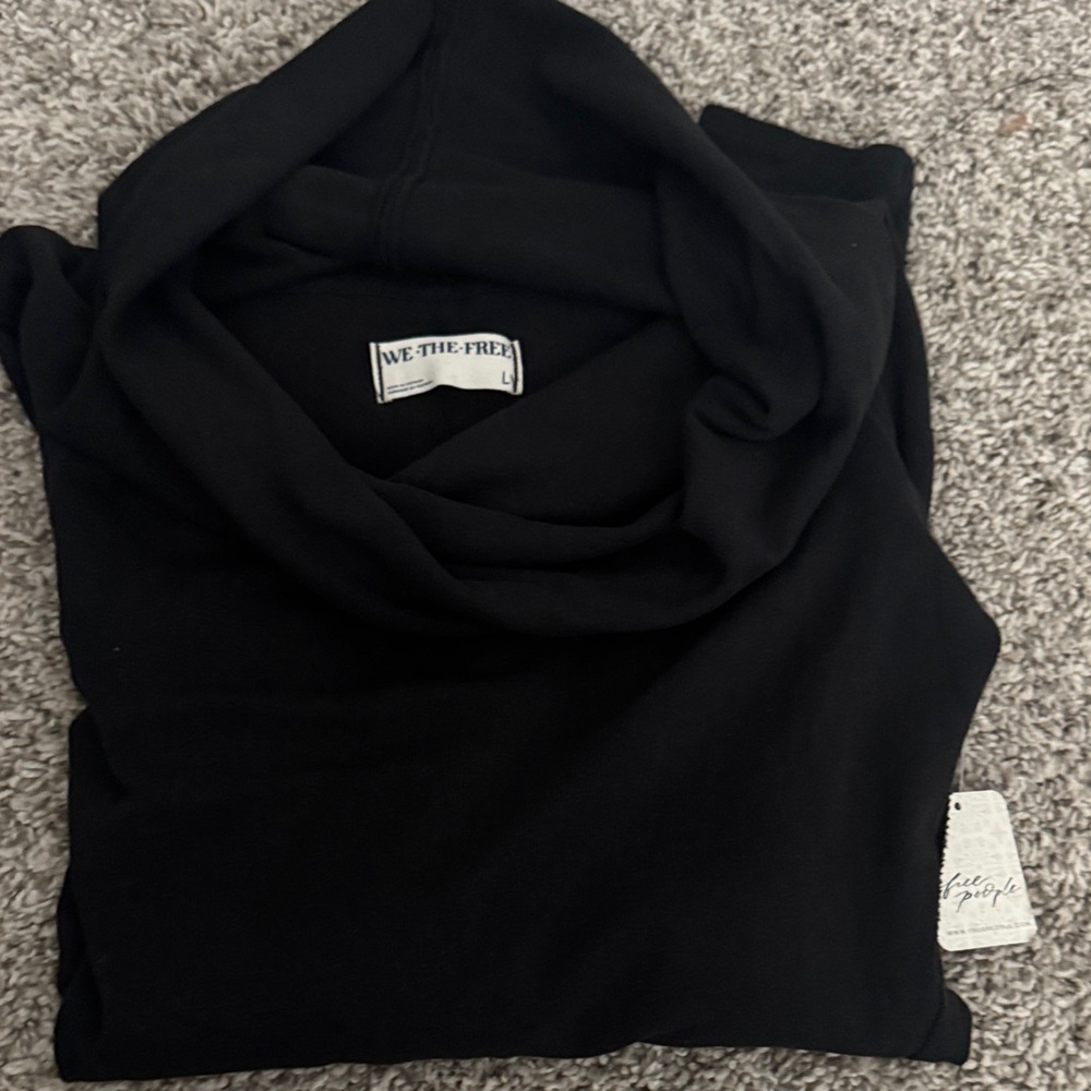 Free People Classic Black Pullover long sleeve